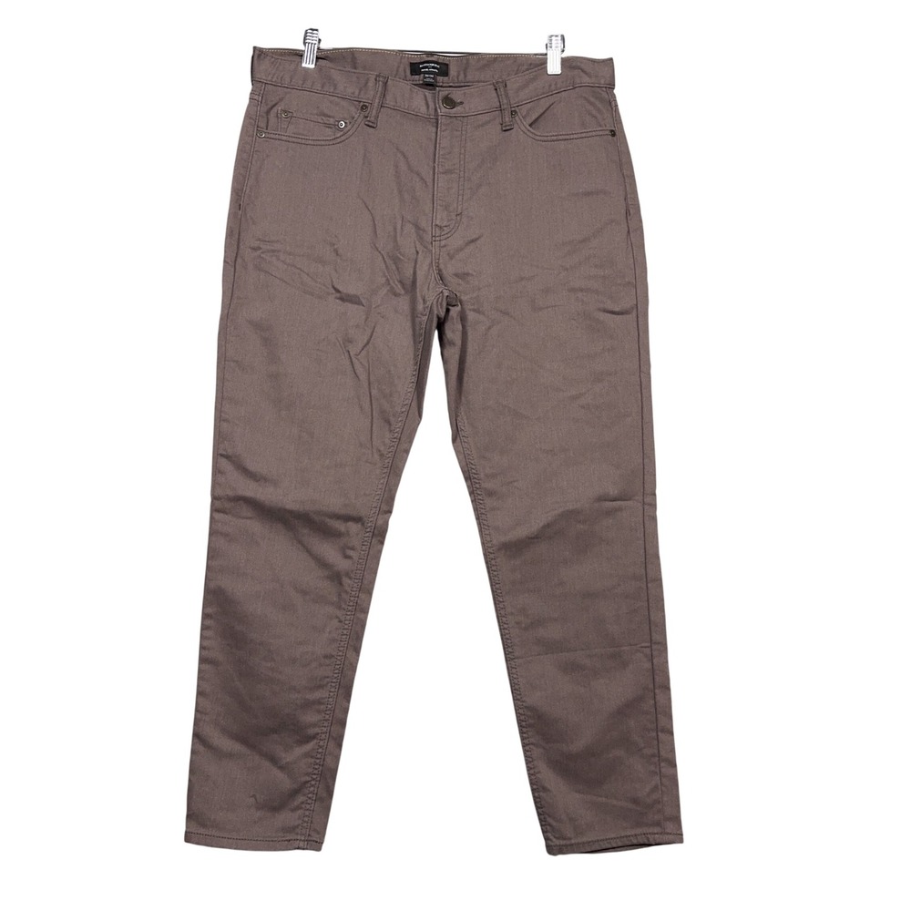 Banana Republic Travel Athletic Pants Mens Size 36x30 Cotton Brown Gorpcore
